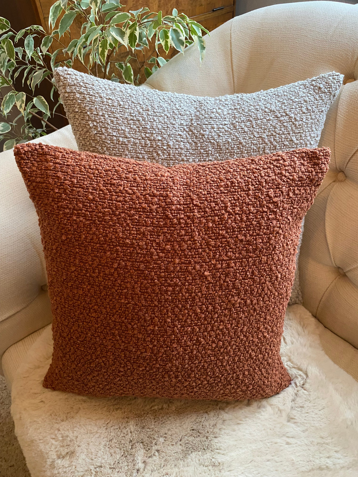 Made-to-Order Bouclé Cushion Cover | Choose Your Colour & Size