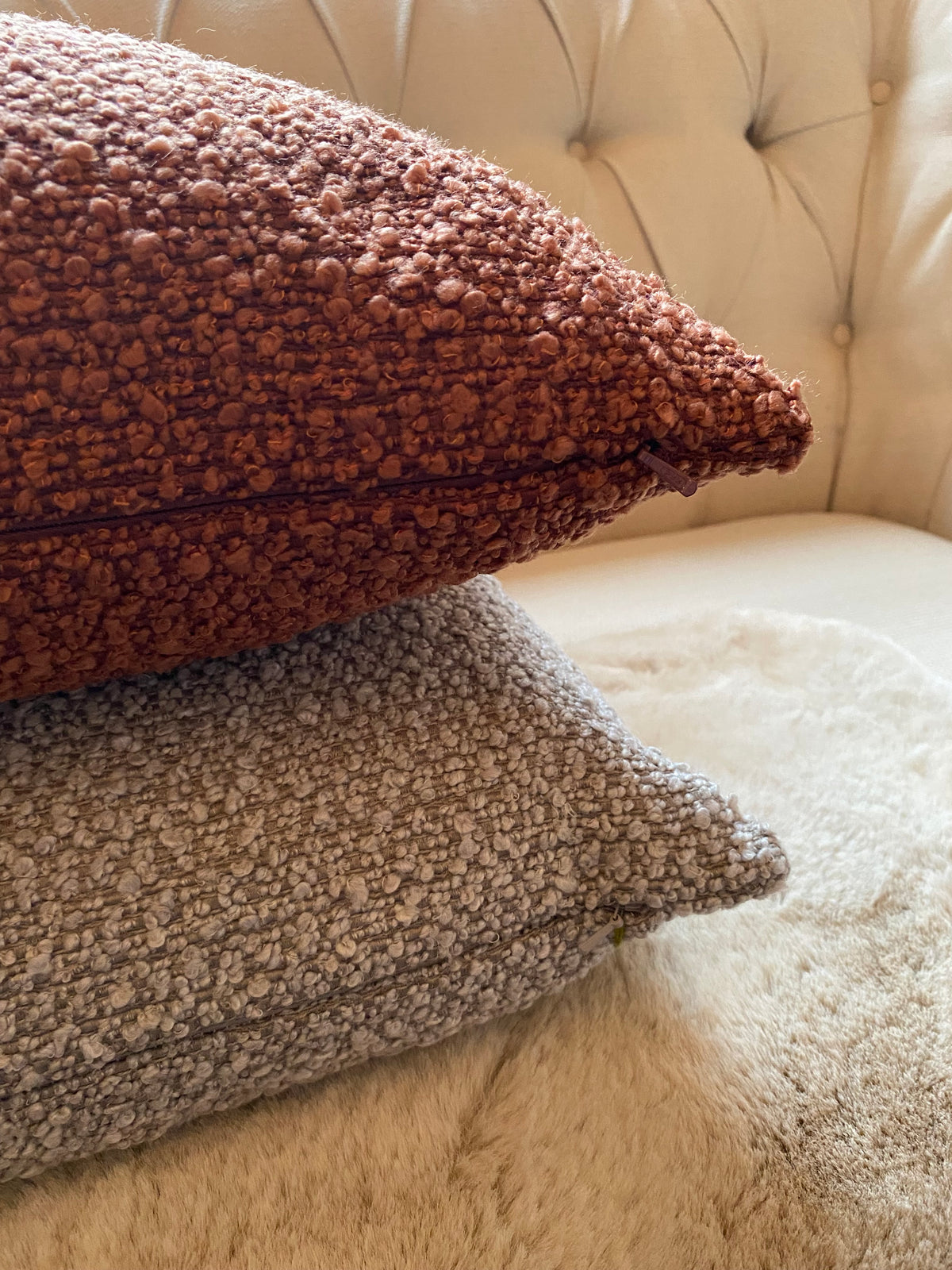 Made-to-Order Bouclé Cushion Cover | Choose Your Colour & Size