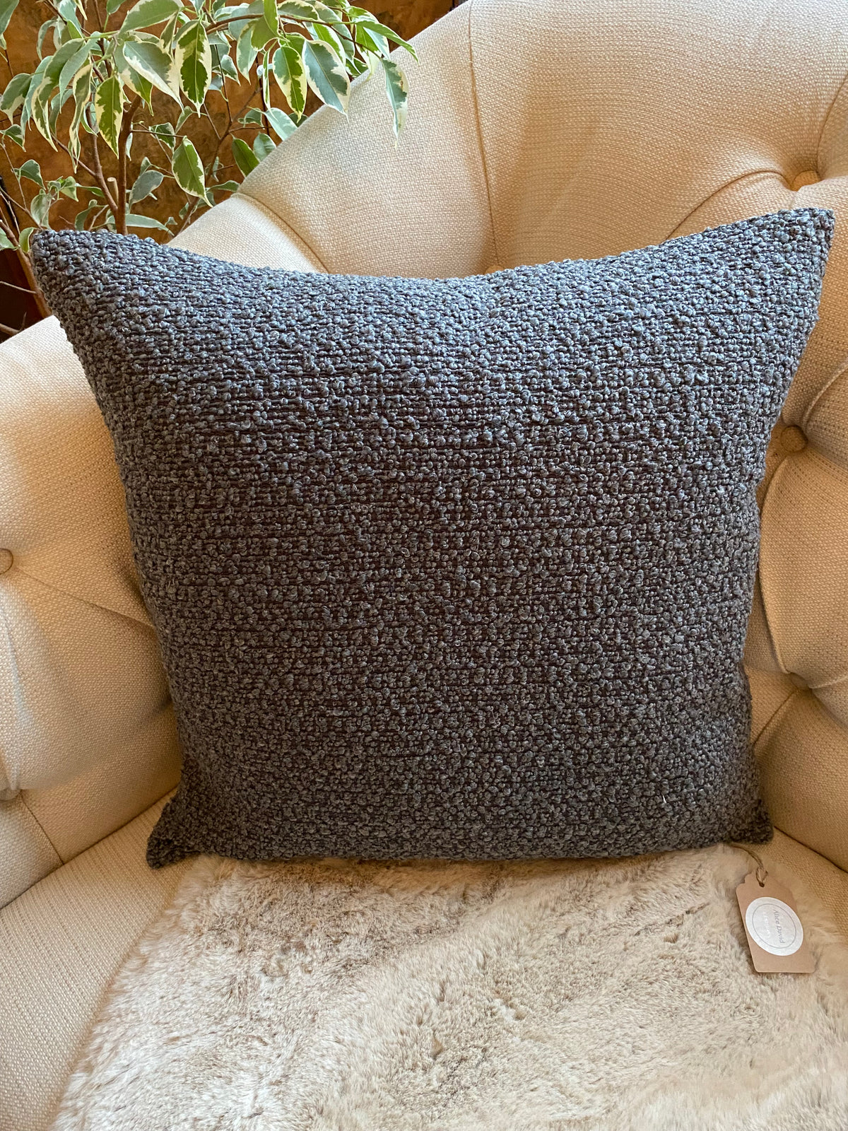 Made-to-Order Bouclé Cushion Cover | Choose Your Colour & Size