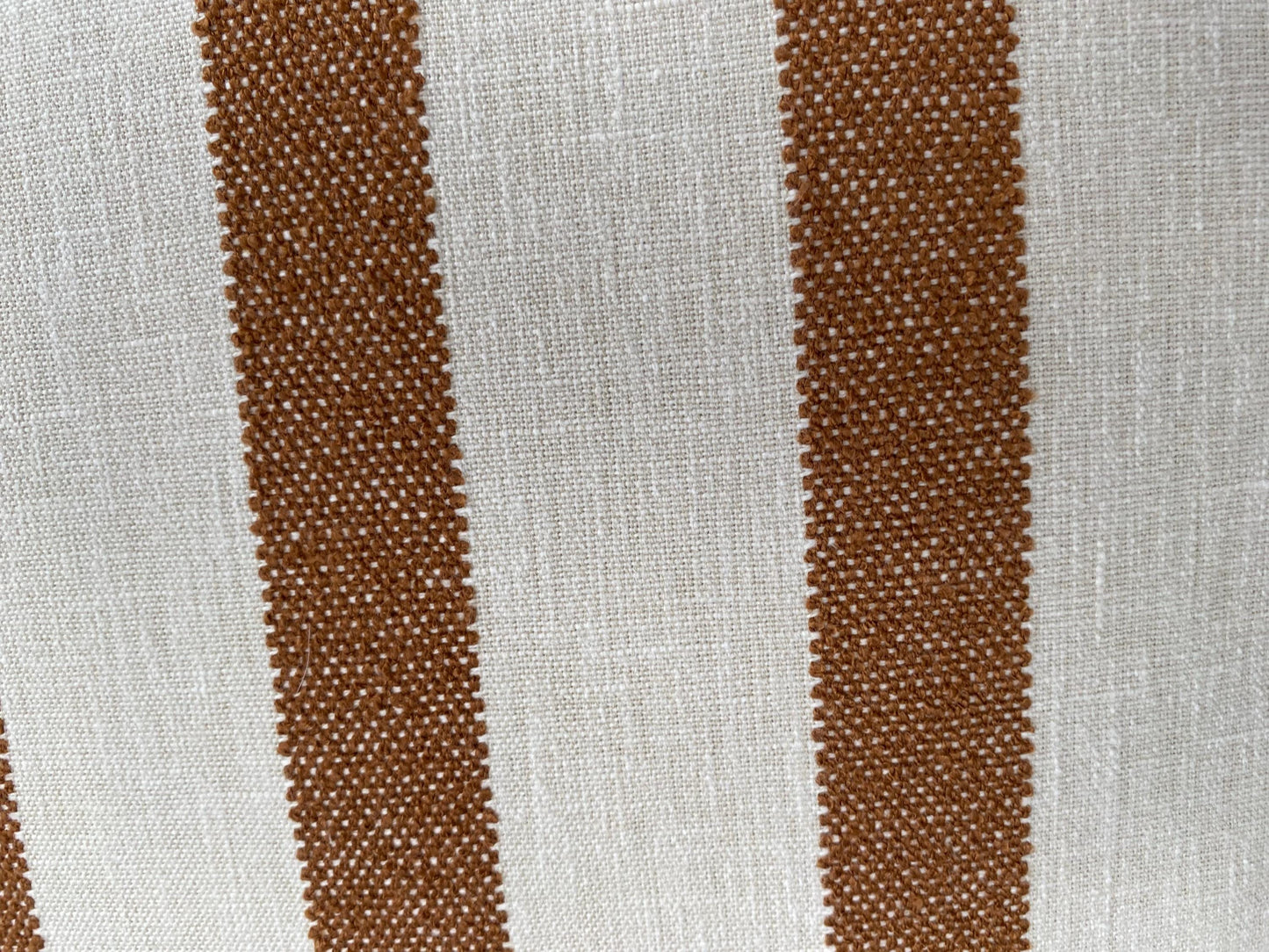 IDA - Striped woven fabric handmade cushion cover
