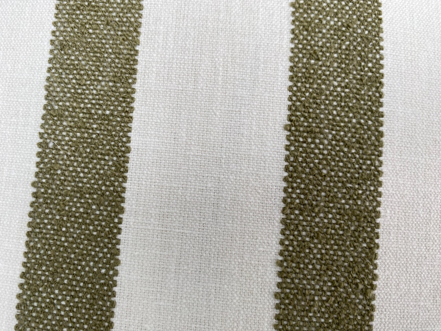 IDA - Striped woven fabric handmade cushion cover